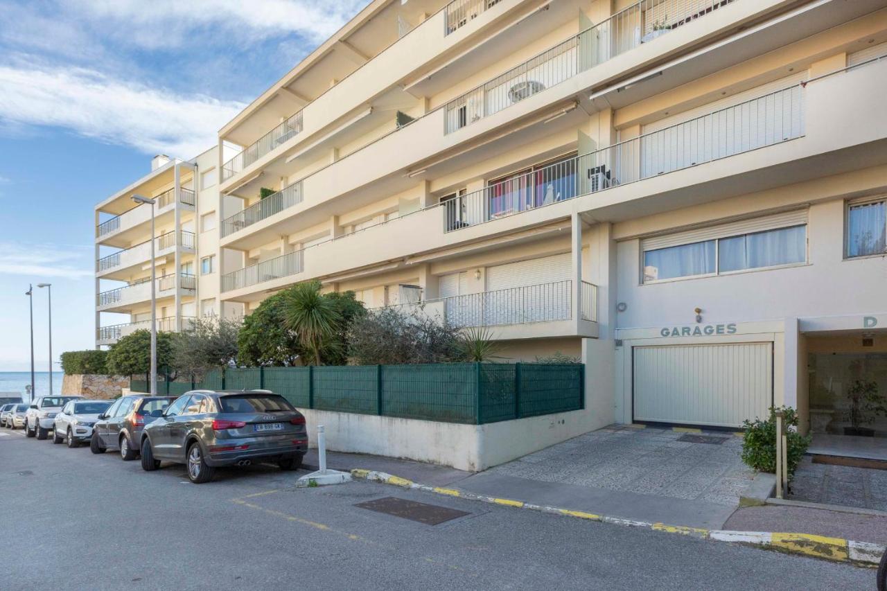 Chez J-P - 100M Beach 2-4Pers Terrace Sea View Pool Garage Антиб Экстерьер фото